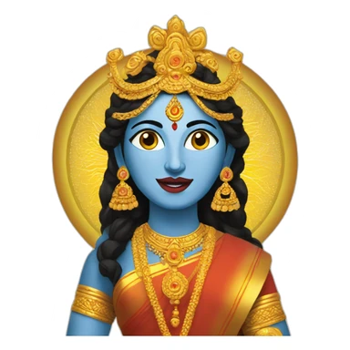 Durga mata  sticker