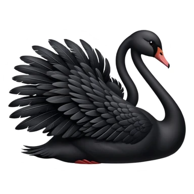 Cisne negro sticker