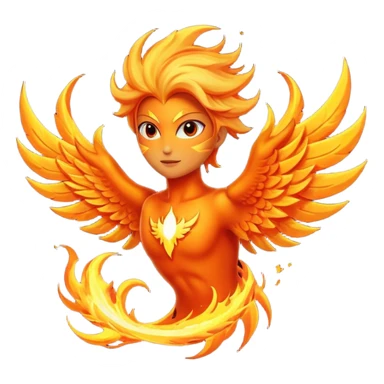 Phoenix force from marvel sticker