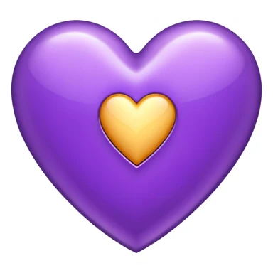 The Letter “T” inside a Purple Heart sticker