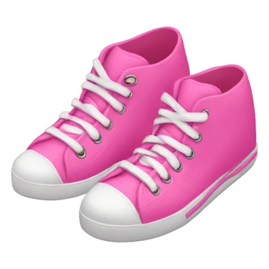 Pink sneakers sticker