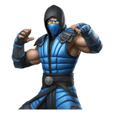 Sub Zero from mortal kombat sticker