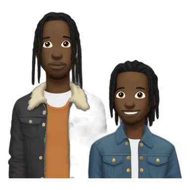 travis scott and offset sticker