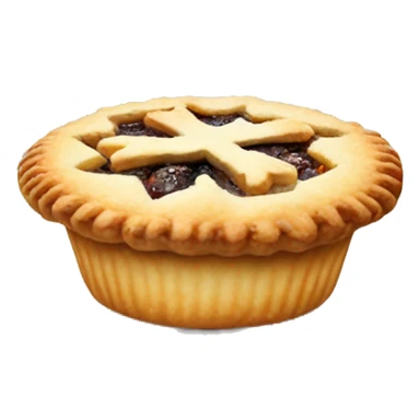 Mince pie sticker