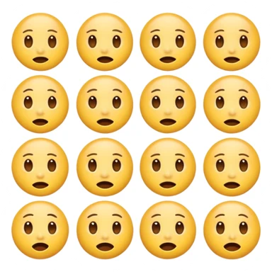 Emotional face emoji’s  sticker