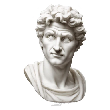 "David" is a marble statue by the outstanding Italian sculptor of the High Renaissance Michelangelo Buonarroti. sticker