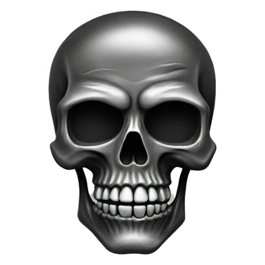 skull goth jewelry sticker