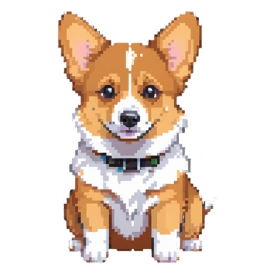 cute corgi puppy sticker