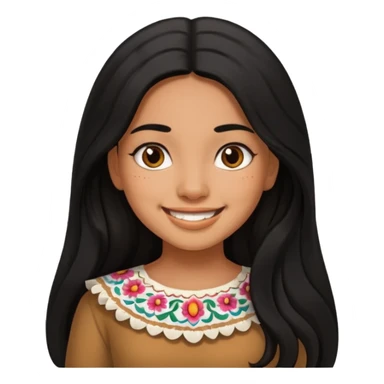 Mexican girl sticker