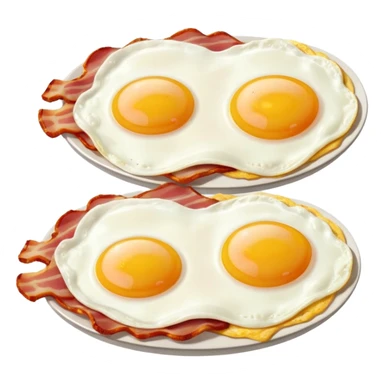 bacon eggs and ham sticker