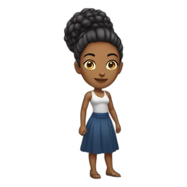 Strong woman brazilian sticker