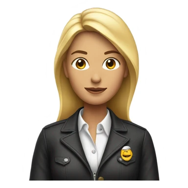 Woman in chaps sticker