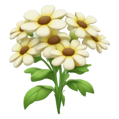 Smiling flowers sticker