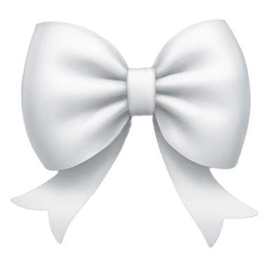 white bow sticker