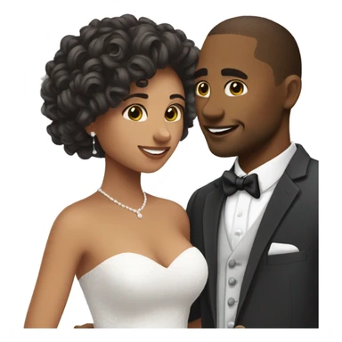 draw me getting married to my girlfriend sticker