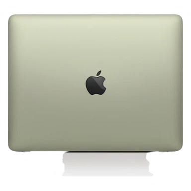 Pale olive macbook sticker