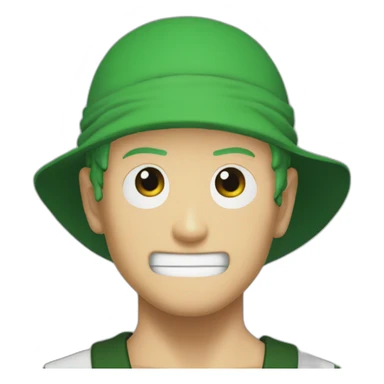 Zoro in one piece sticker