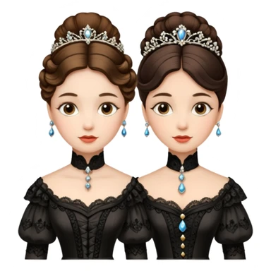 Victorian ladies  sticker