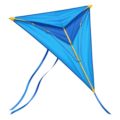 delta type kite sticker