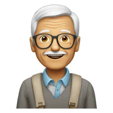 geriatric millenial sticker