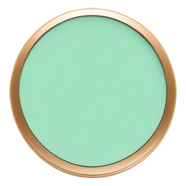 Light blue compact powder sticker