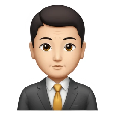 The Buddha in Businessman cloth sticker