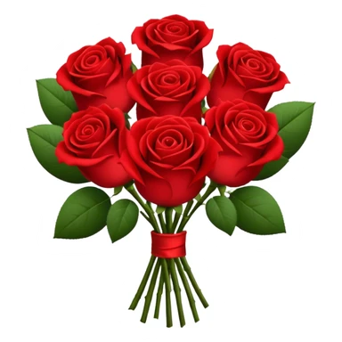 bouquet of roses sticker