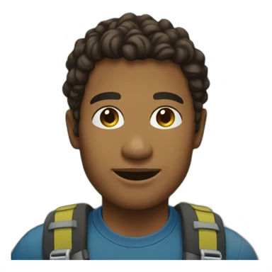 Sam Porter Bridges on a mountain  sticker