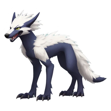 Cool Edgy Modern Sergal species by LiLaiRa full body sticker