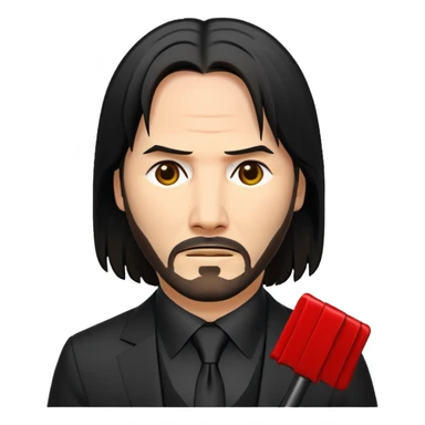 John wick emoji sticker