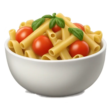 Pasta dish with a tomato  sticker