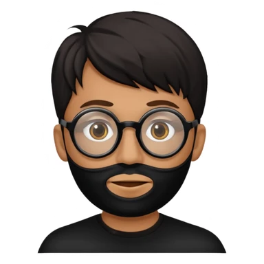 man with mask and eyeglasses sticker