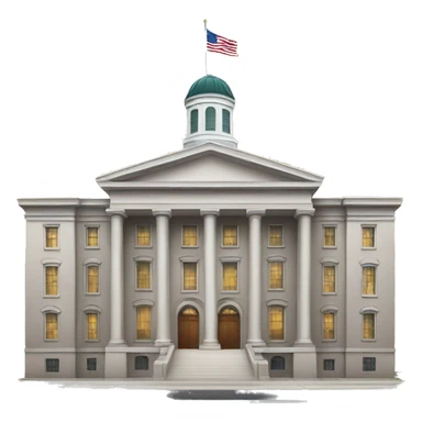 usa court house sticker