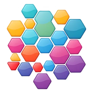 Hexagon  sticker