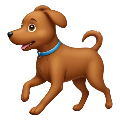 A dog Running sticker