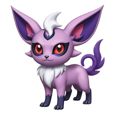 Litten-Absol-Noibat-Espeon-Hybrid (Full body) sticker