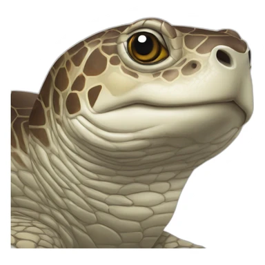 Tortue sur une loutre sticker