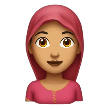 Tunisian woman  sticker