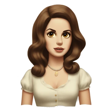 lana del rey vintage sticker