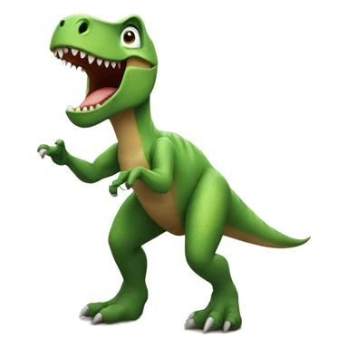 Dinosaur dancing sticker