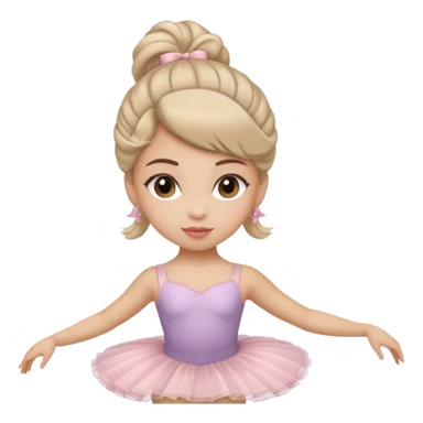 coque cabelo ballet sticker