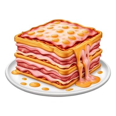 pink slop spam meat dripping lasagna  sticker