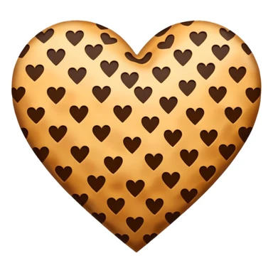 cheetah print heart  sticker