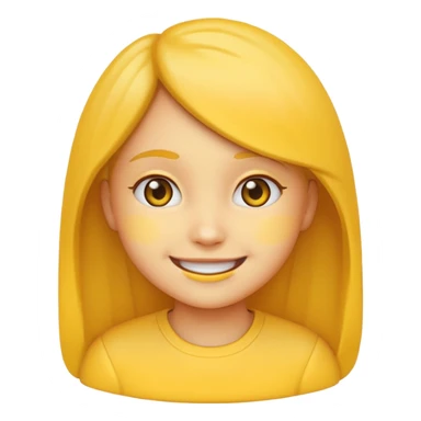 Make the girl in the photo an emoji. sticker