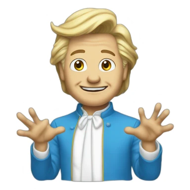 clinton-smurf sticker