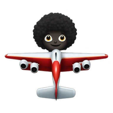 Golliwog is an airplane sticker