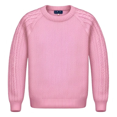 light pink sweater sticker