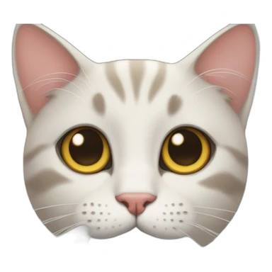 cat purring sticker