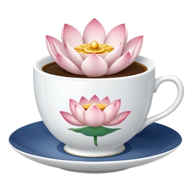 LotusMorning coffee sticker