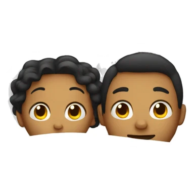 Two people in bed sticker